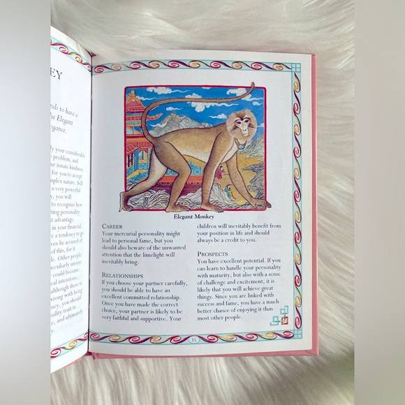 Year of the Monkey Chinese Horoscopes Library by Kwok Man-Ho Hardcover 1994 - Picture 6 of 6